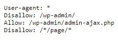 קובץ robots.txt לדוגמא