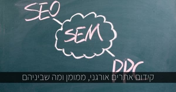 קידום אתרים אורגני, ממומן ומה שביניהם