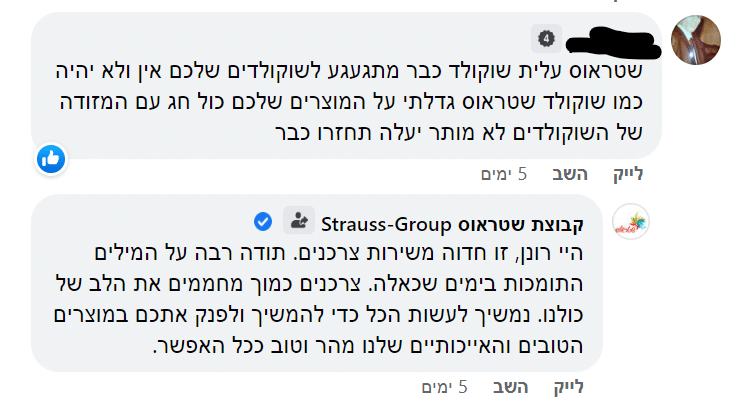 תגובות לא טבעיות ברשת