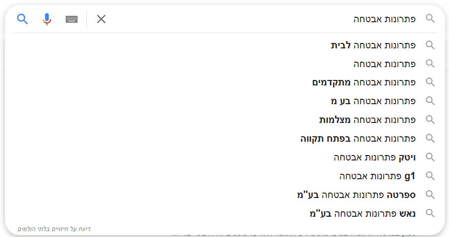 קידום אתרי אבטחה ותקשורת